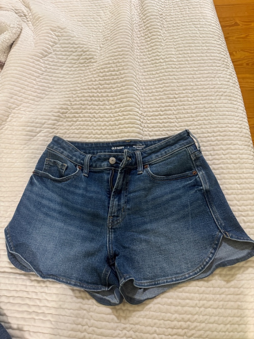 Old Navy Dark Blue Denim Cutoff Shorts